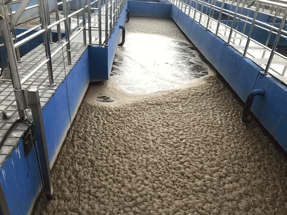 (圖:污水處理泡沫)